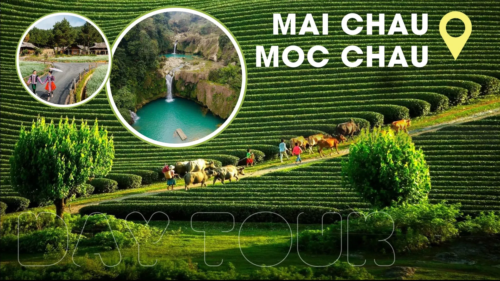 Tour trong ngày | Khám phá Mai Châu và trải nghiệm đạp xe tham quan các Bản làng khởi hành từ Hà Nội | Mai Châu